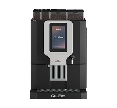 Rancilio EGCM-QBE-PM-BLK - Egro QuBe Pro Fully Automatic Coffee Machine with Quick Milk Fridge