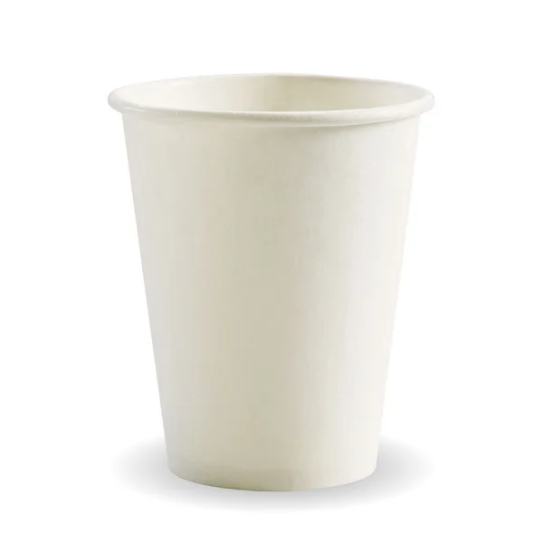 BioPak BC-8W - 280ml White Single Wall Hot Cup