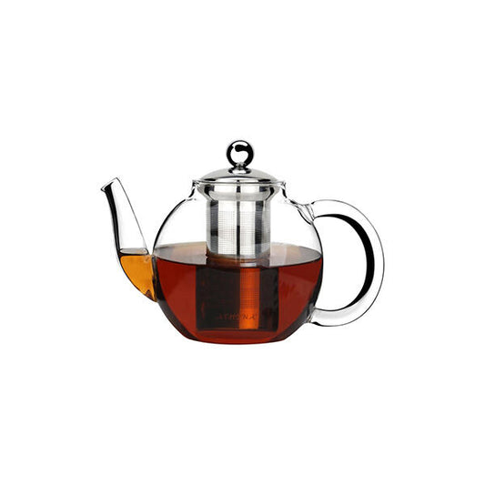 Athena 0180 035 - Glass Teapot with 18/8 Stainless Steel Infuser 350ml